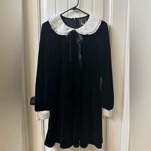 Killstar velvet collar dress